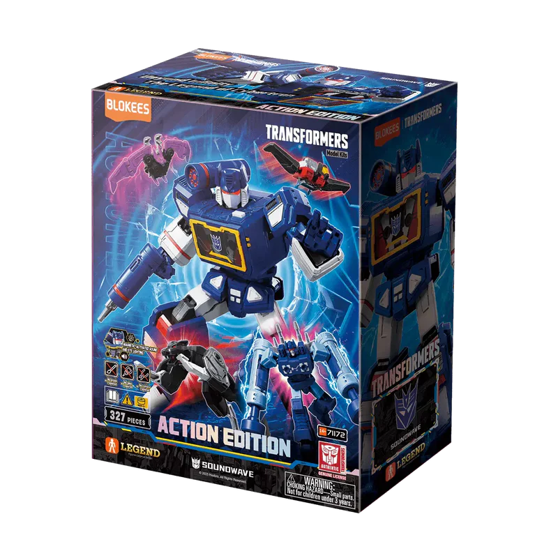 Transformers Action Edition 03 Soundwave Figurine - Image 3