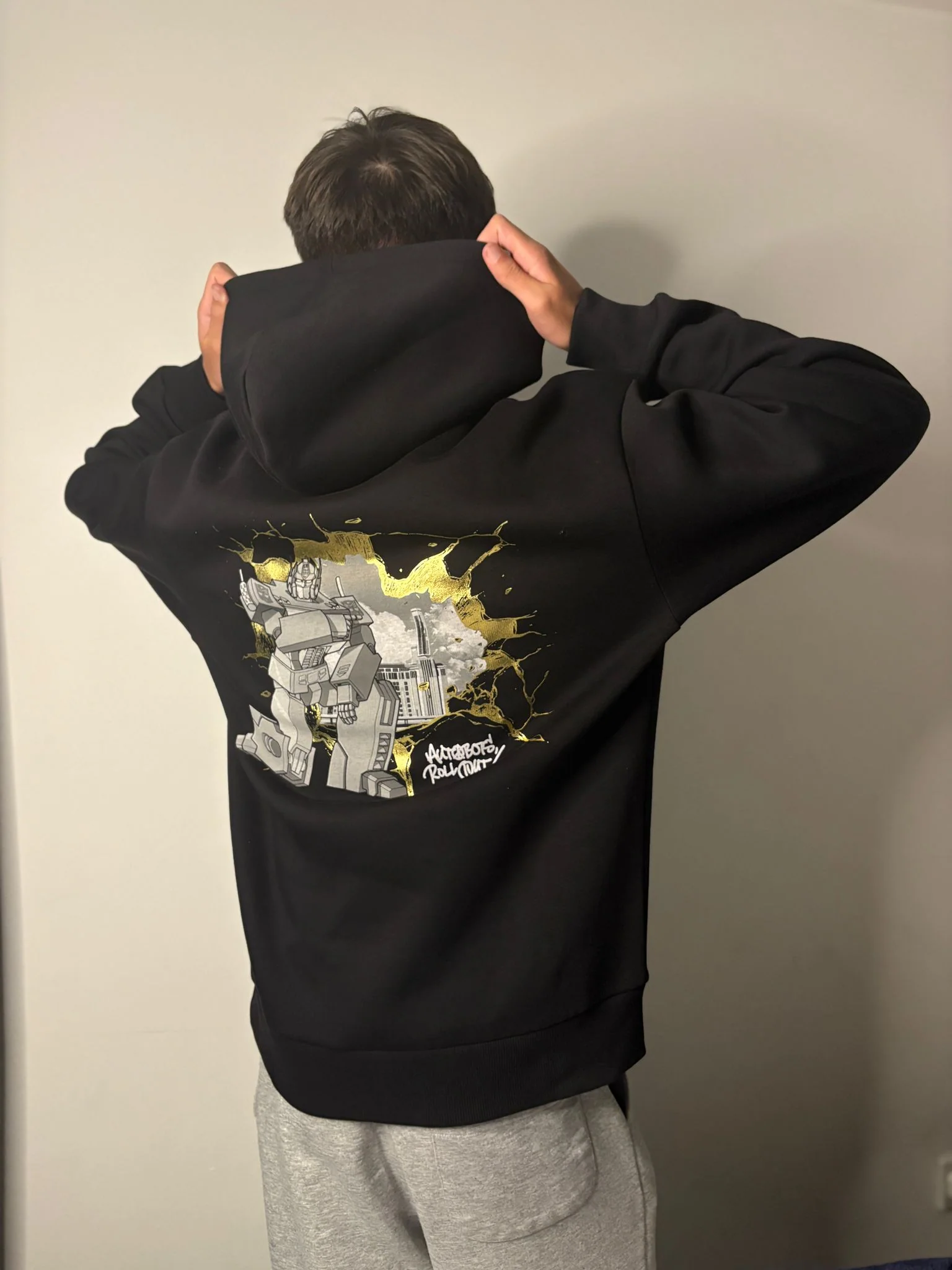 Murwalls Wall Smash Black/Gold Hoodie - Image 3