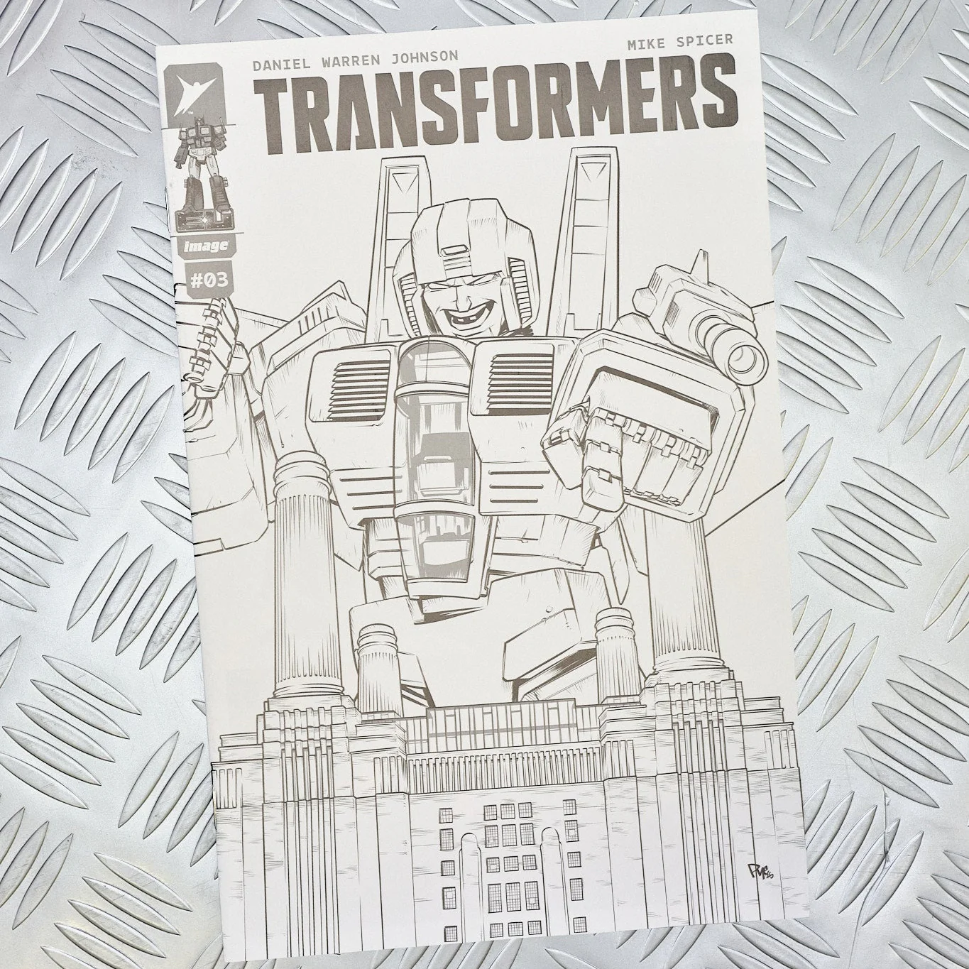 Transformers #3 Battersea Bespoke Comic (Sketch)