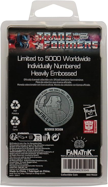 Transformers 40Th Anniversary Collectible Coin - Image 3