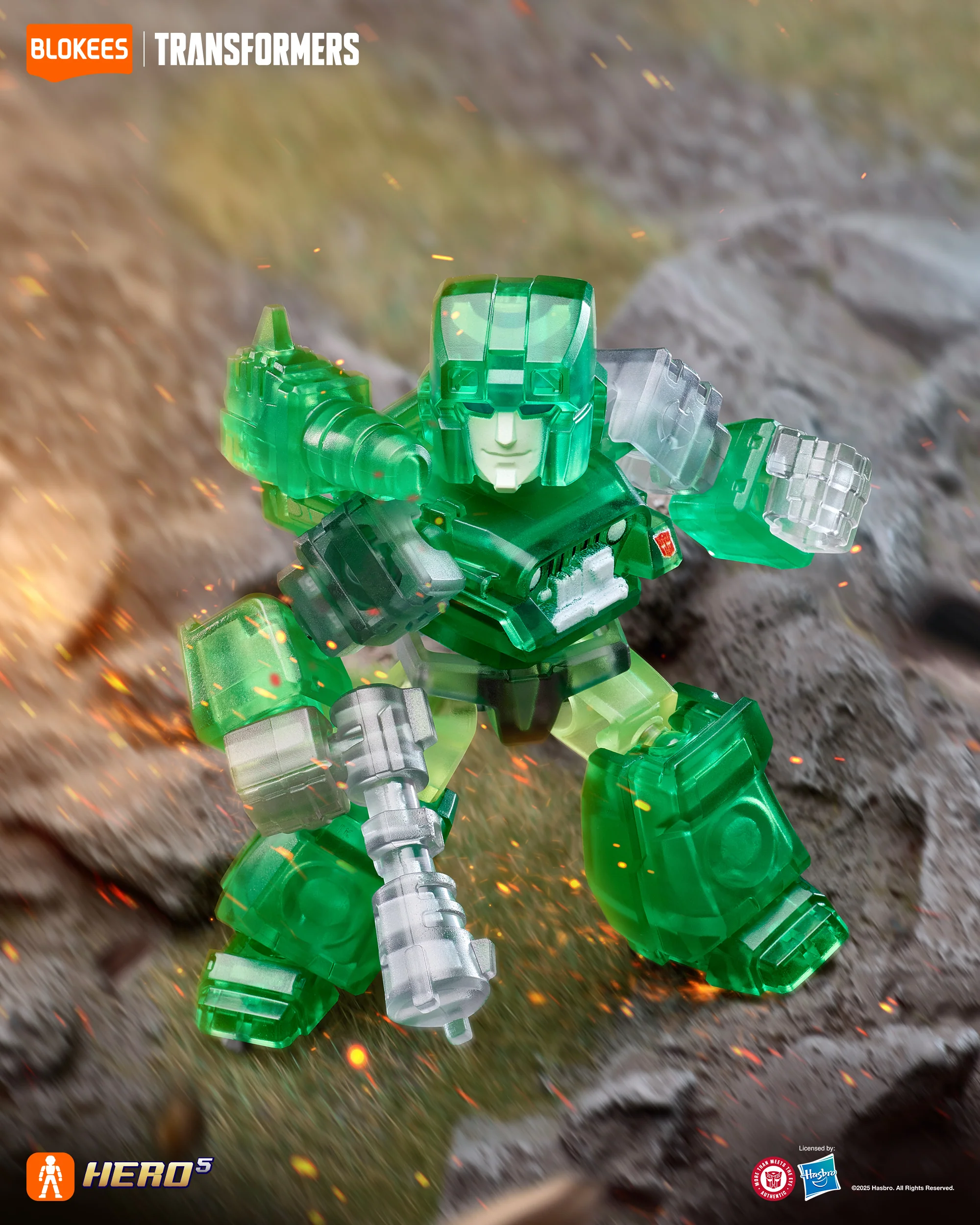 Blokees Transformers Figures Defender Version 04 Tyrants Fury Surprise - Image 5