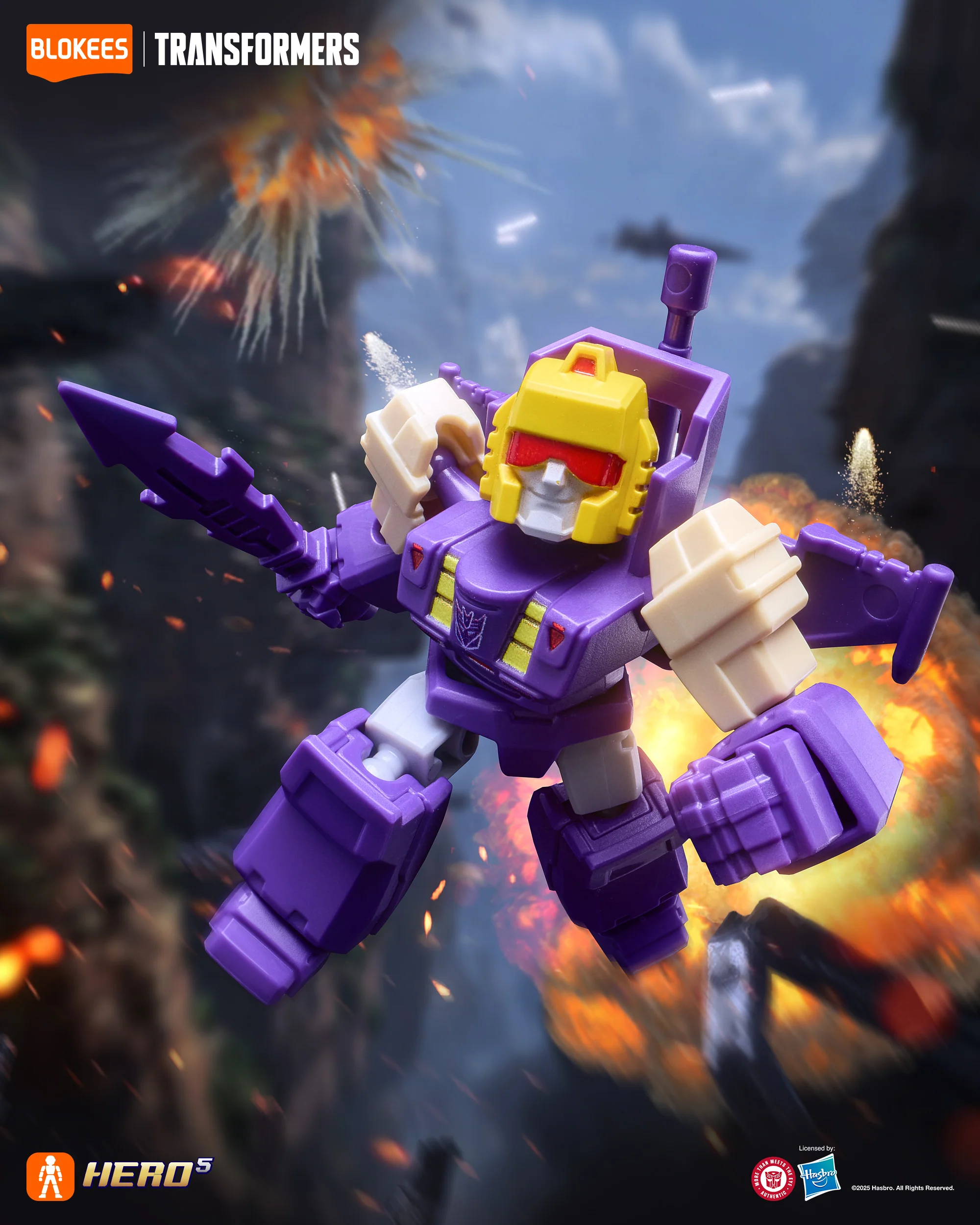 Blokees Transformers Figures Defender Version 04 Tyrants Fury Surprise - Image 8