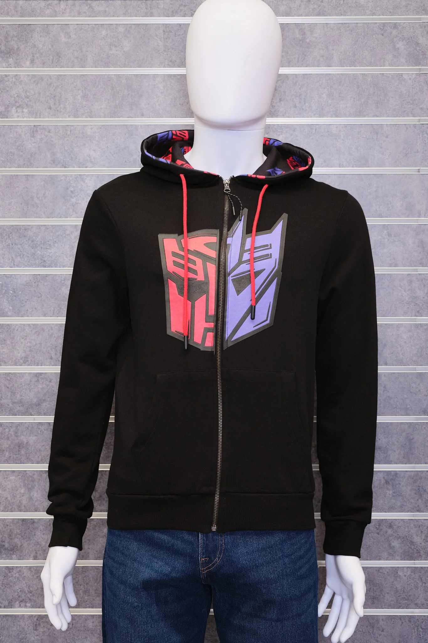 Transformers Split Faction Black Adults Hoodie - Image 2