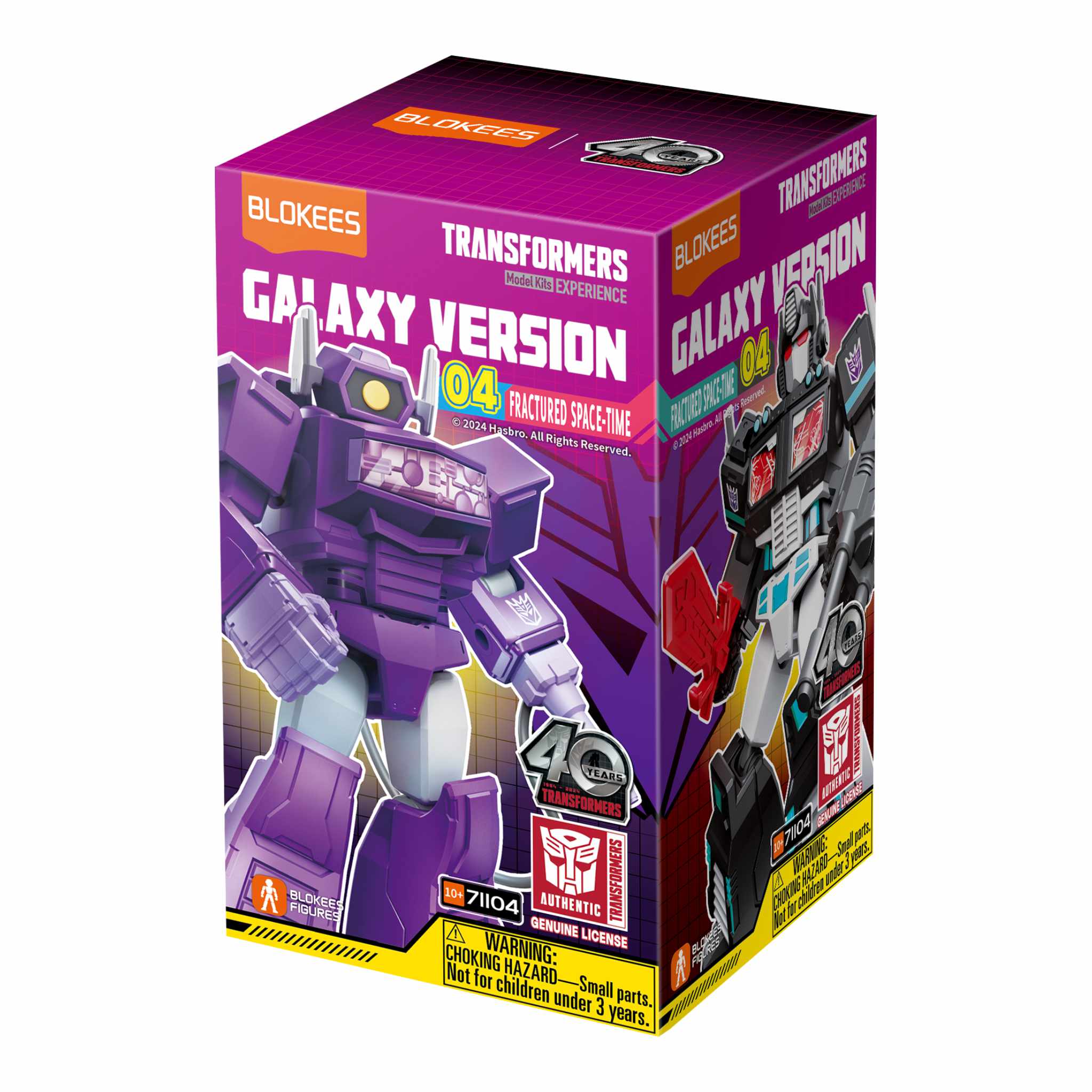 Blokees Transformers Figures Galaxy Version 04 Fractured Space-Time