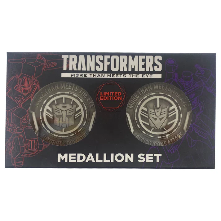 Transformers Limited Edition Medallion Set