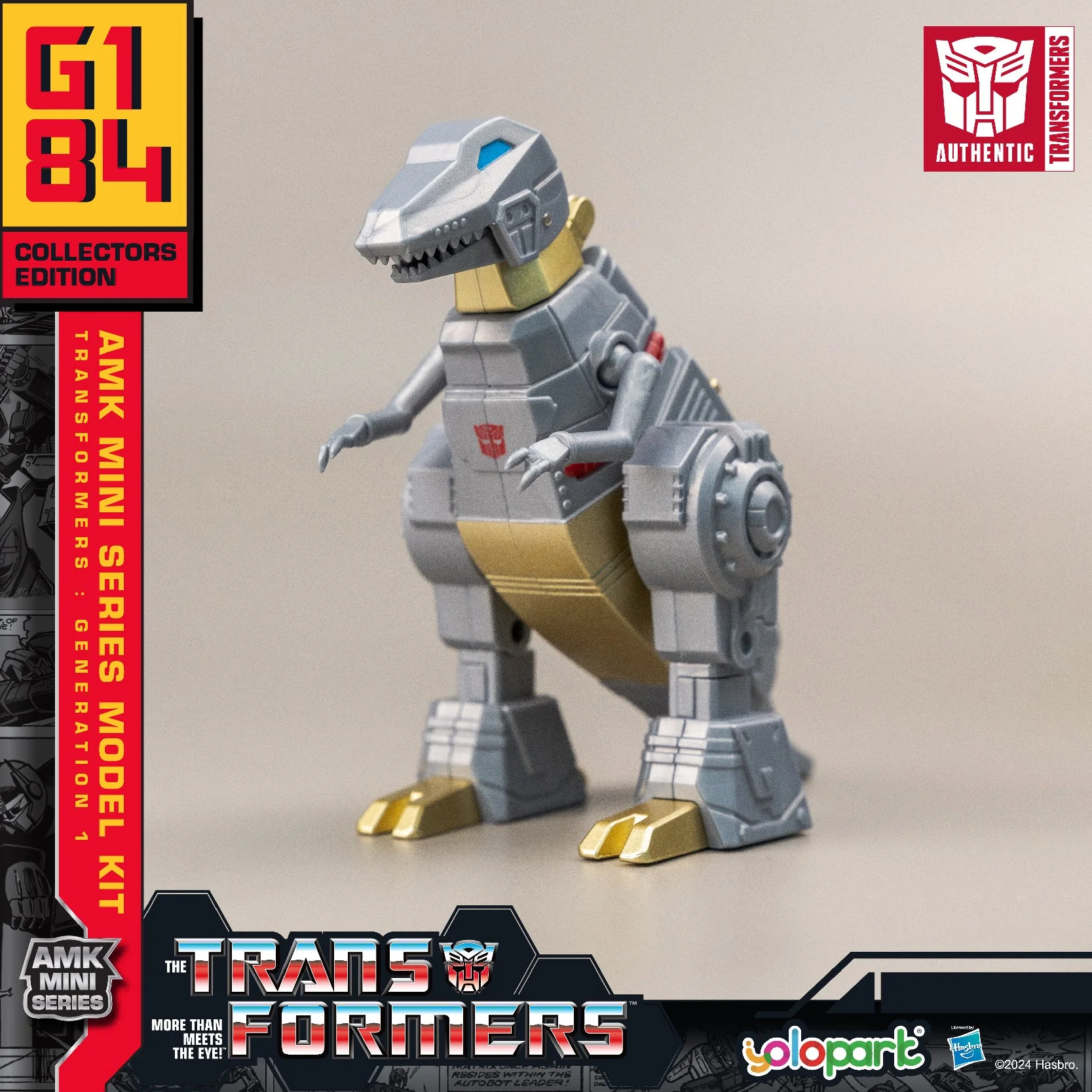 Yolopark AMK Mini G1 Grimlock - Signed by Gregg Berger - Image 2